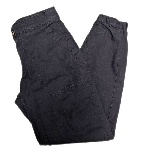 The North Face black cotton joggers, zip & button closure, pockets 2 - Picture 1 of 10
